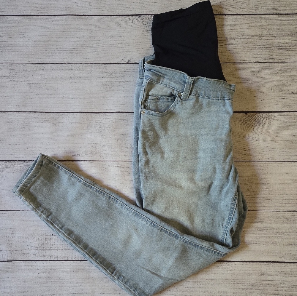 Time and Tru Maternity Skinny Jeans Sz M